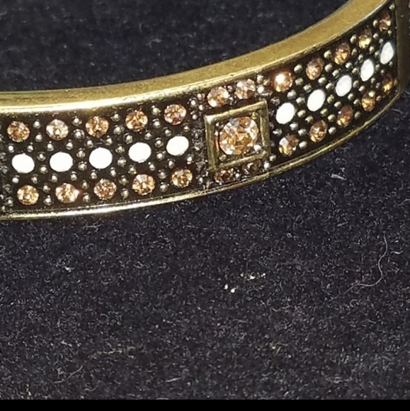 Heidi Daus Hinged Cuff Bangle **DISCOUNTED SHIPPING** - Picture 1 of 12